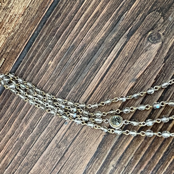 Virgins Saints and Angels  Multi Strand Crystal Gemstone and Rhinestone Rosary - Picture 7 of 12